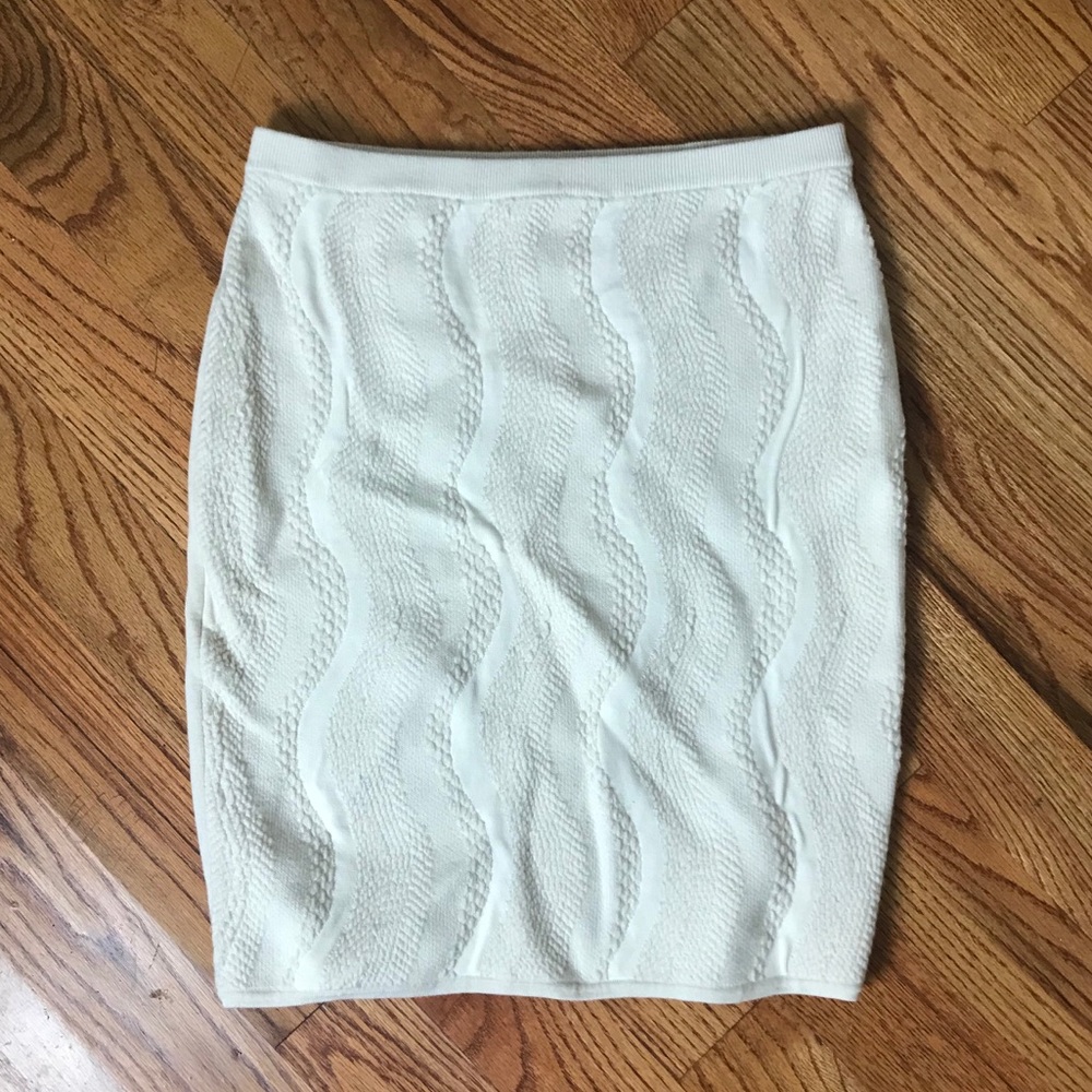 DVF Cream Sweater Skirt